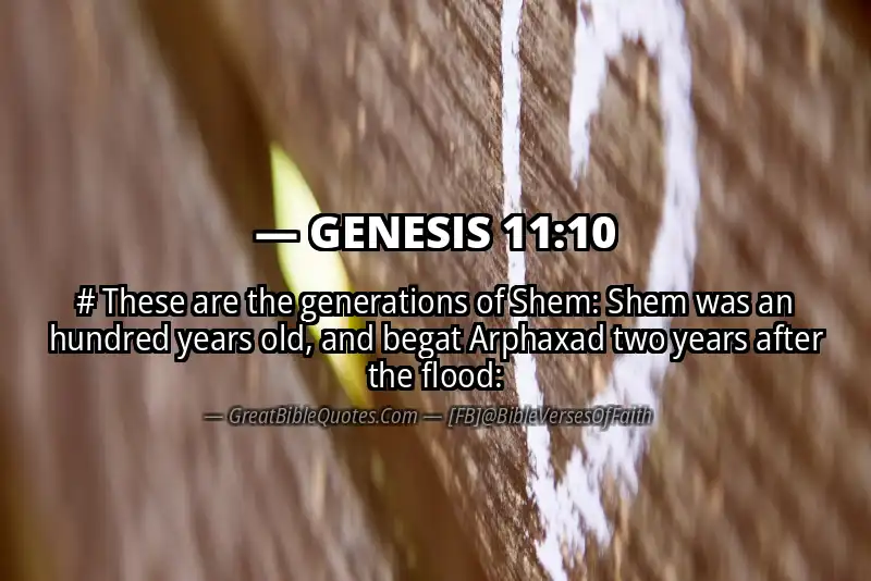GENESIS 11:10 Verse
