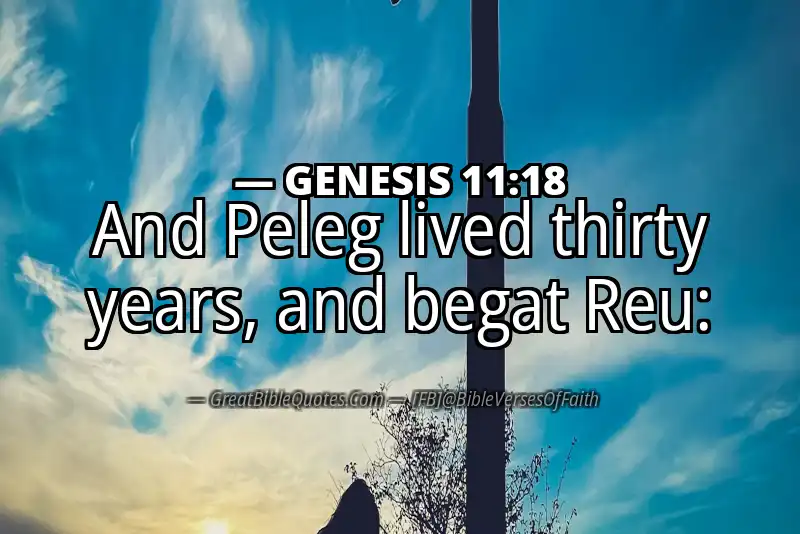 GENESIS 11:18 Verse Image