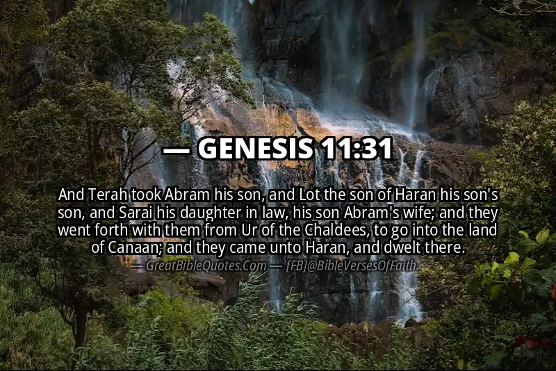 GENESIS 11:31 Verse