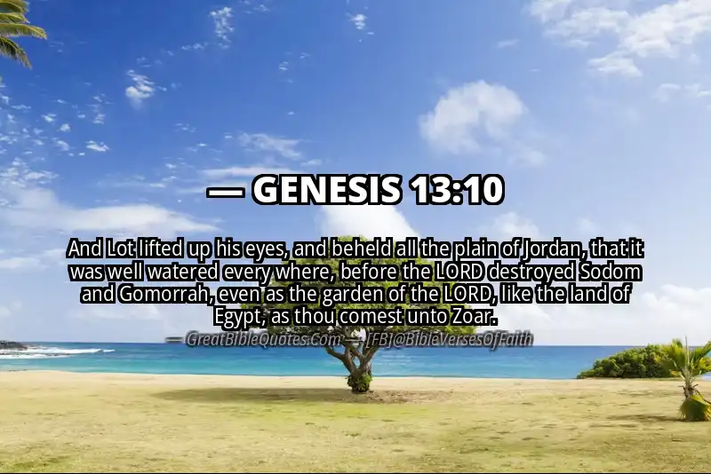 GENESIS 13:10 Verse Image