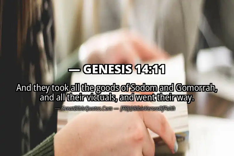 GENESIS 14:11 Verse