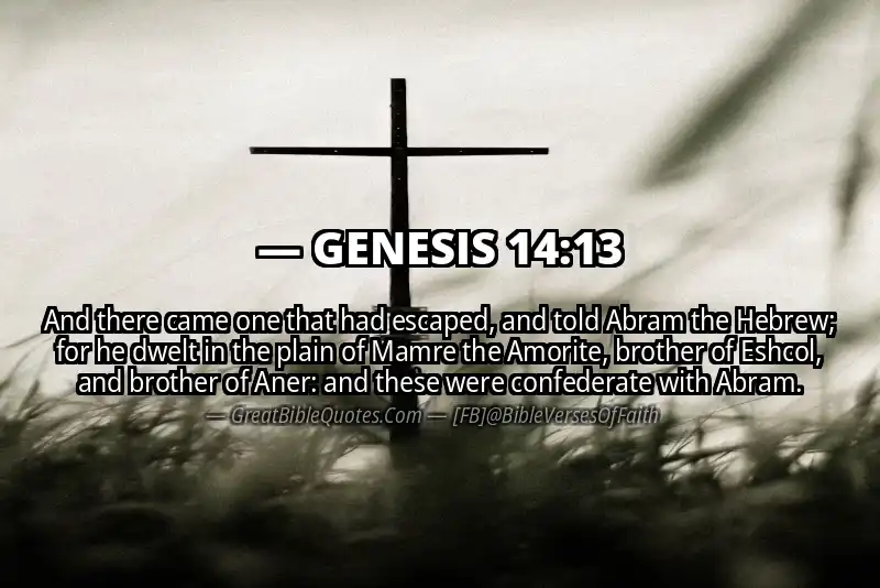 GENESIS 14:13 Verse Image