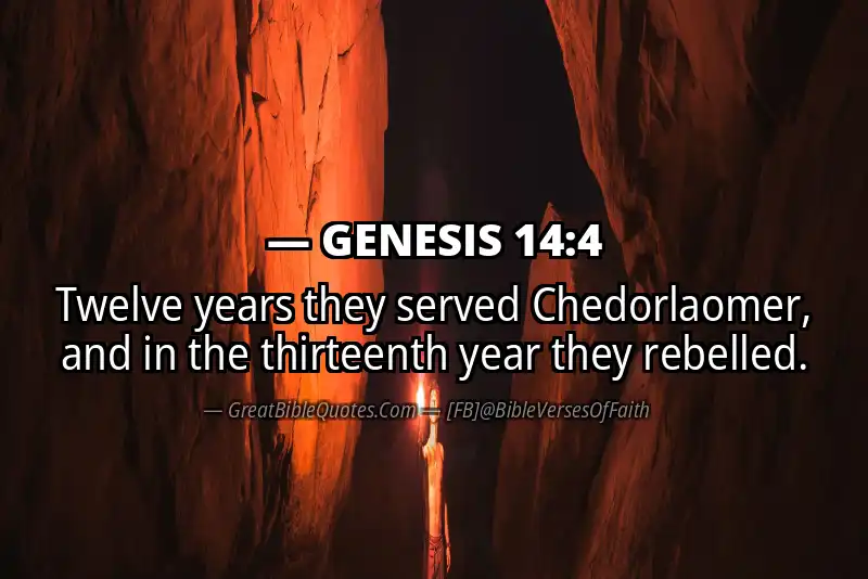 GENESIS 14:4 Verse
