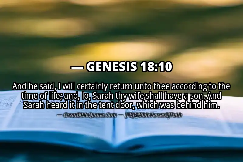GENESIS 18:10 Verse Image