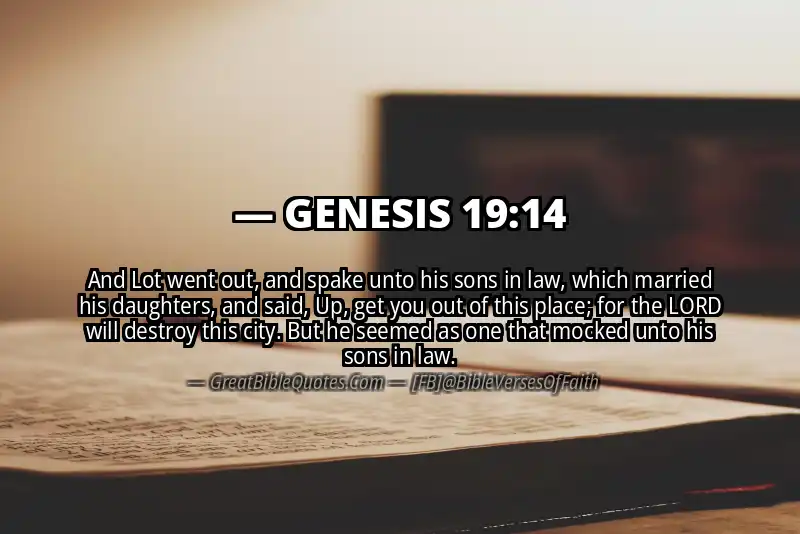 GENESIS 19:14 Verse