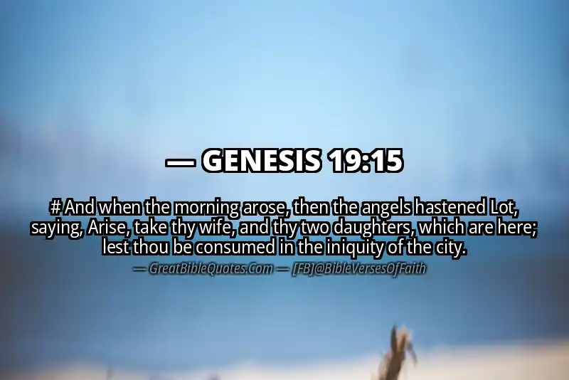 GENESIS 19:15 Verse