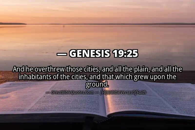 GENESIS 19:25 Verse