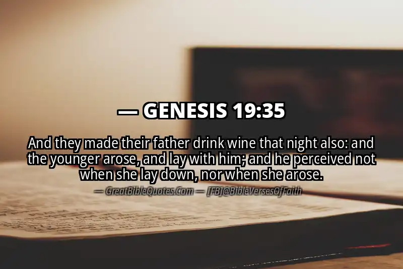 GENESIS 19:35 Verse