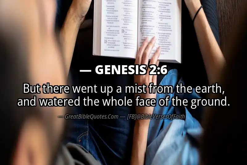 Bible verse: GENESIS 2:6 Image