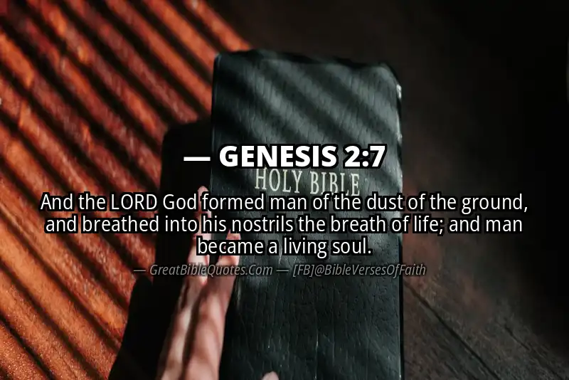 Bible verse: GENESIS 2:7 Image