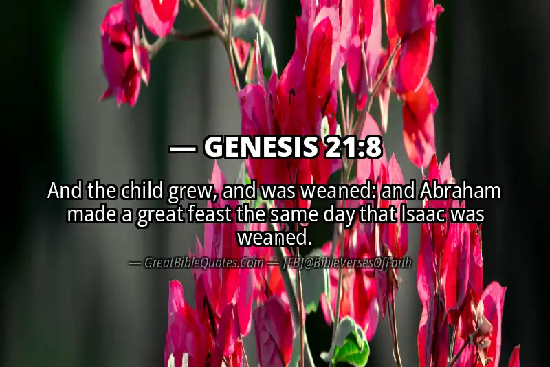 GENESIS 21:8 Verse