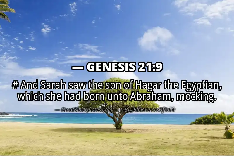 GENESIS 21:9 Verse