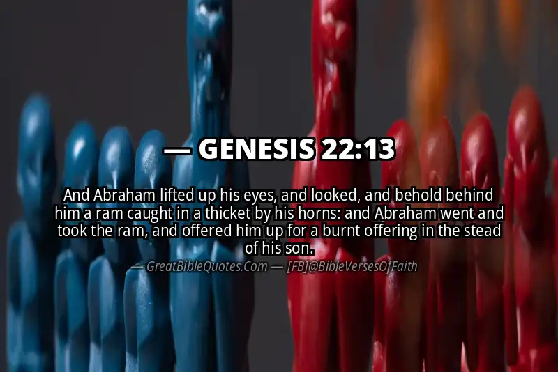 GENESIS 22:13 Verse