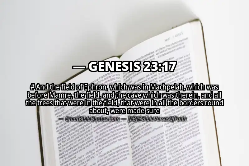 GENESIS 23:17 Verse