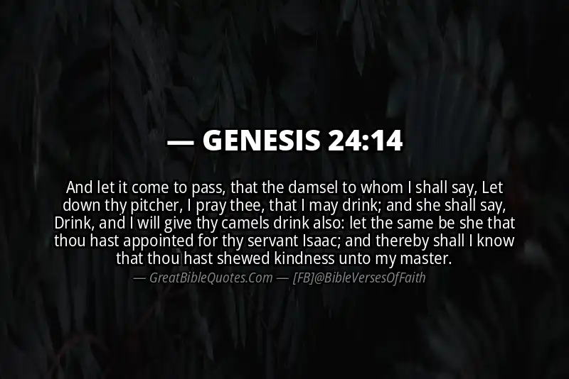 GENESIS 24:14 Verse