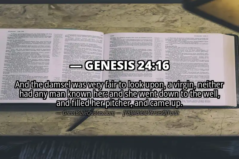 GENESIS 24:16 Verse