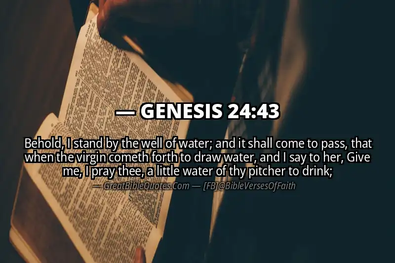 GENESIS 24:43 Verse