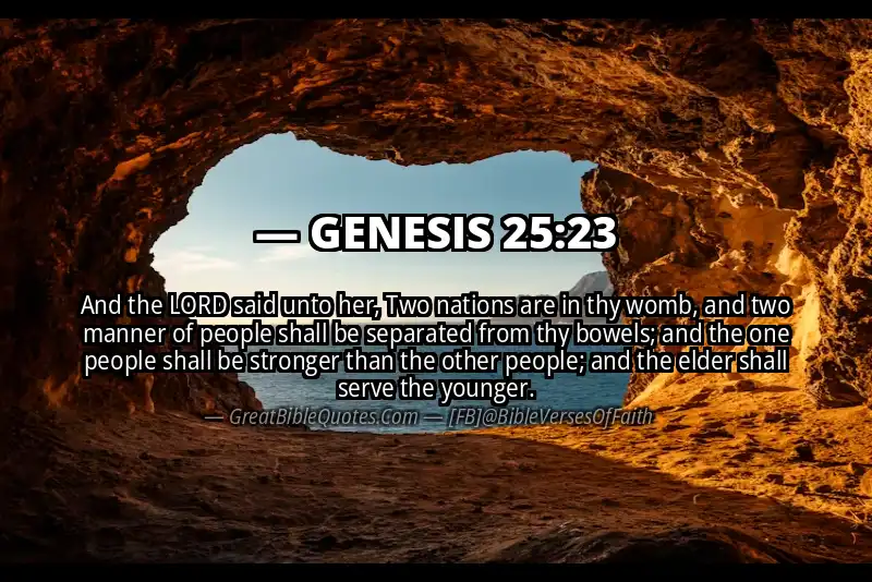 GENESIS 25:23 Verse