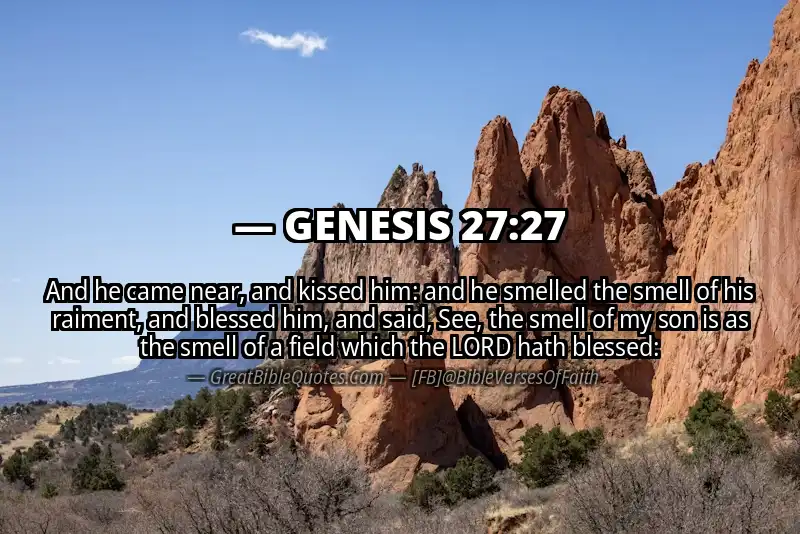 GENESIS 27:27 Verse