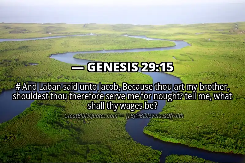 GENESIS 29:15 Verse
