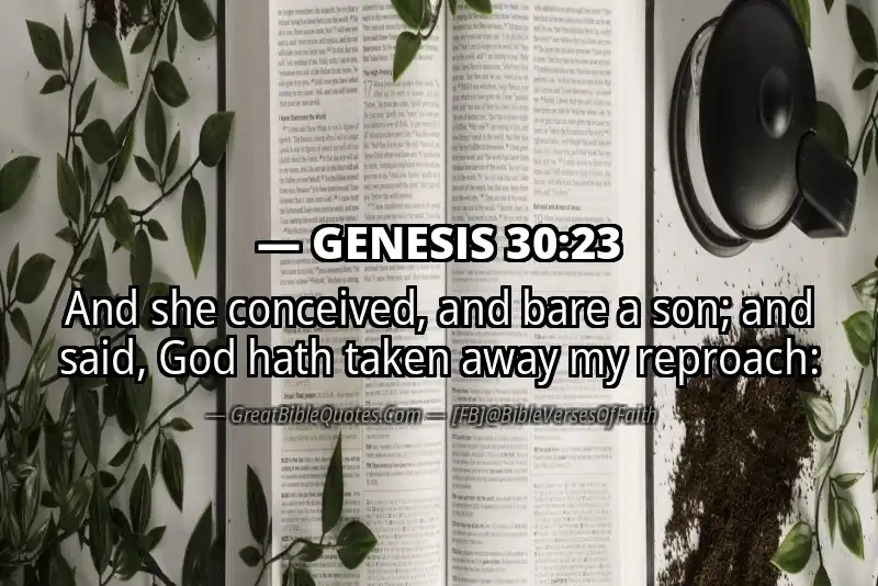 GENESIS 30:23 Verse