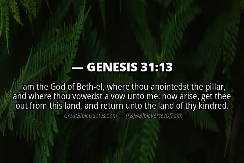 GENESIS 31:13 Verse