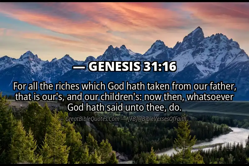 GENESIS 31:16 Verse