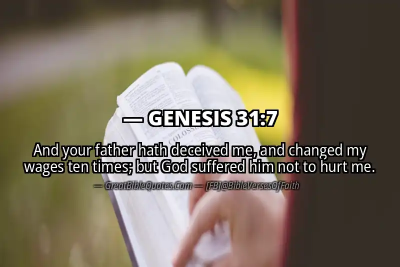 GENESIS 31:7 Verse