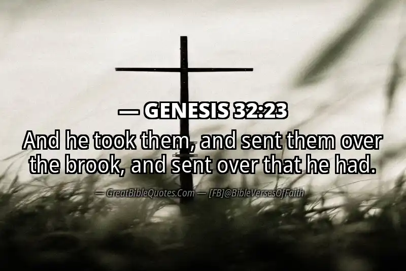 GENESIS 32:23 Verse