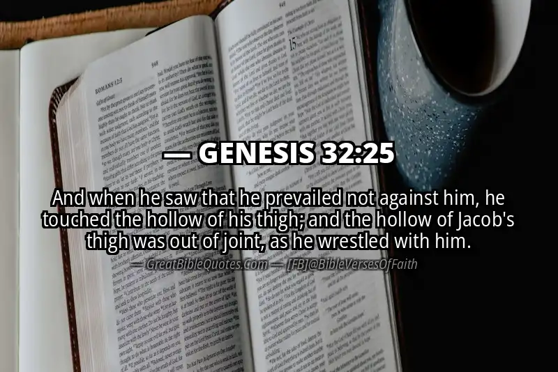 GENESIS 32:25 Verse