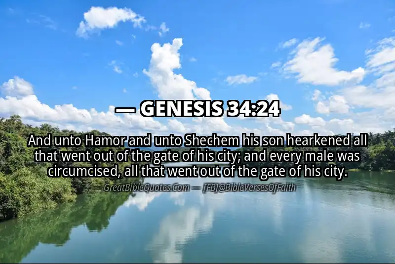 GENESIS 34:24 Verse