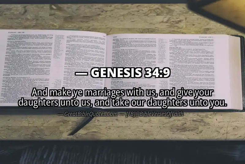 GENESIS 34:9 Verse