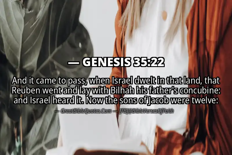 GENESIS 35:22 Verse