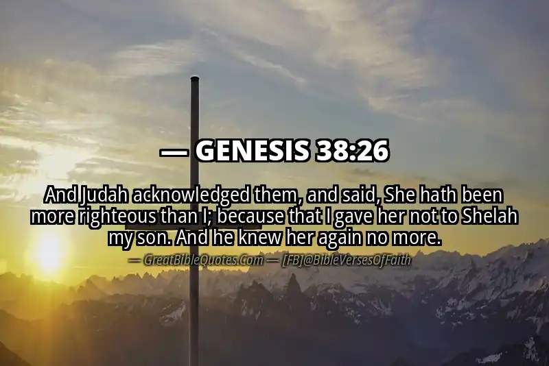 GENESIS 38:26 Verse