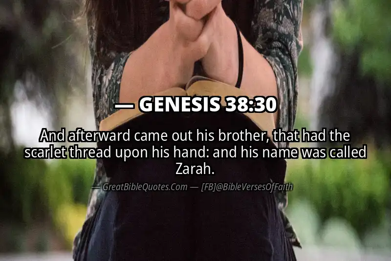 GENESIS 38:30 Verse