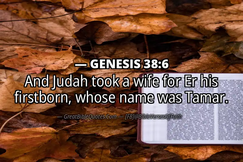 GENESIS 38:6 Verse