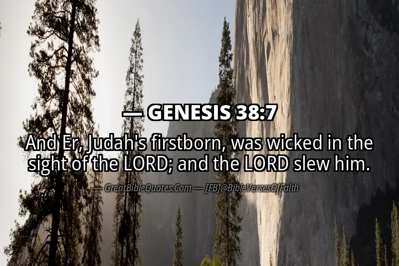 GENESIS 38:7 Verse