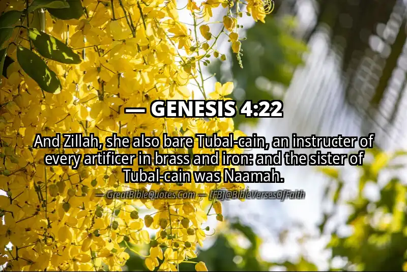 Bible verse: GENESIS 4:22 Image