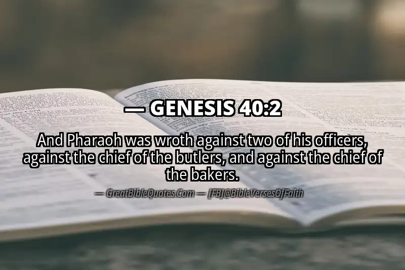 GENESIS 40:2 Verse