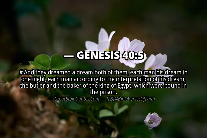 GENESIS 40:5 Verse