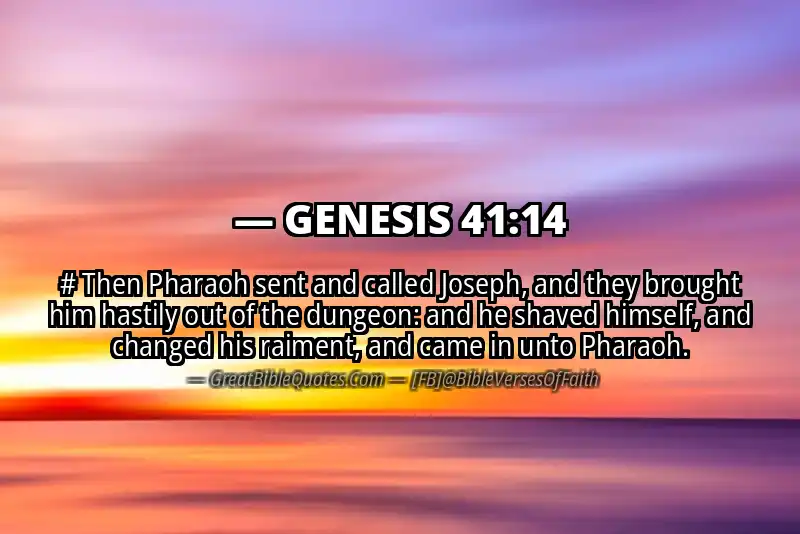GENESIS 41:14 Verse