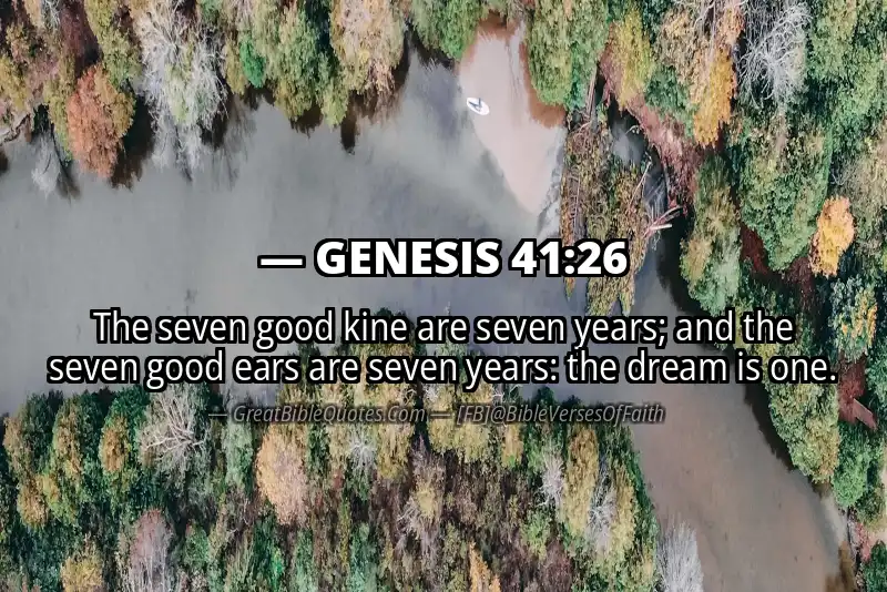 GENESIS 41:26 Verse