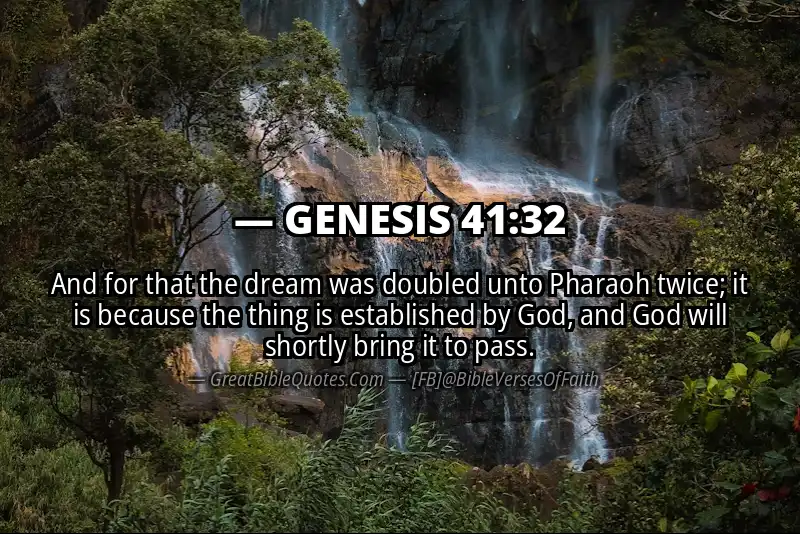 GENESIS 41:32 Verse