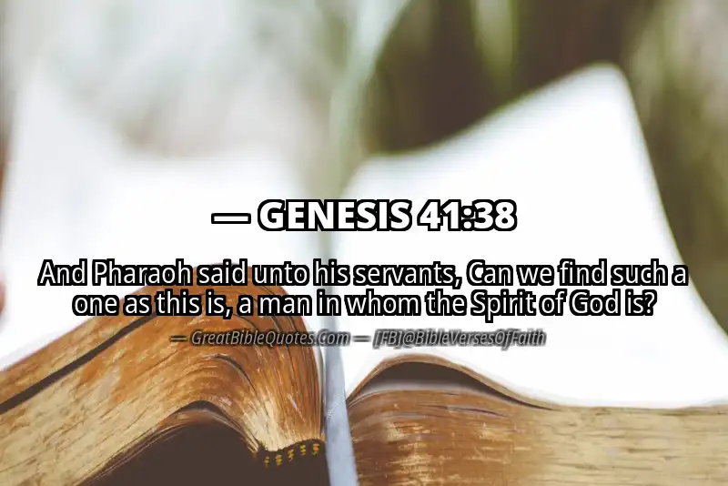 GENESIS 41:38 Verse