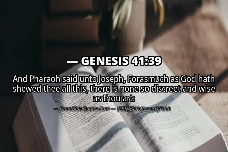 GENESIS 41:39 Verse