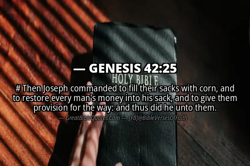 GENESIS 42:25 Verse