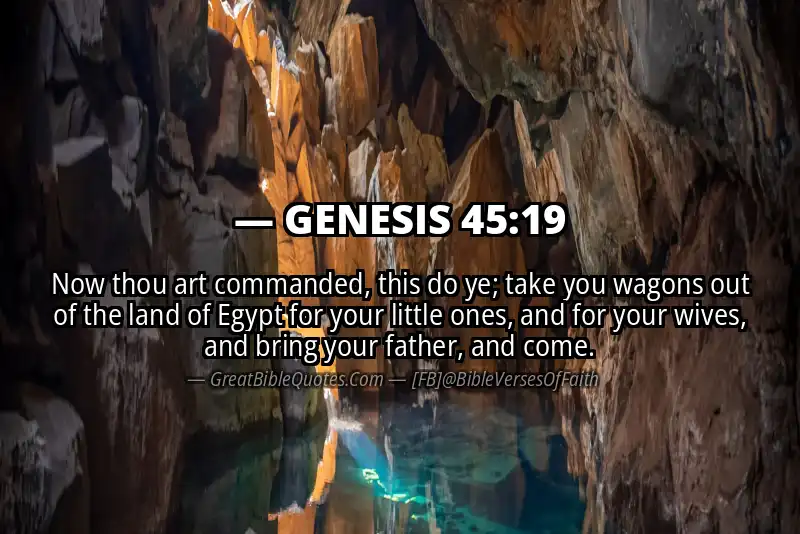 GENESIS 45:19 Verse
