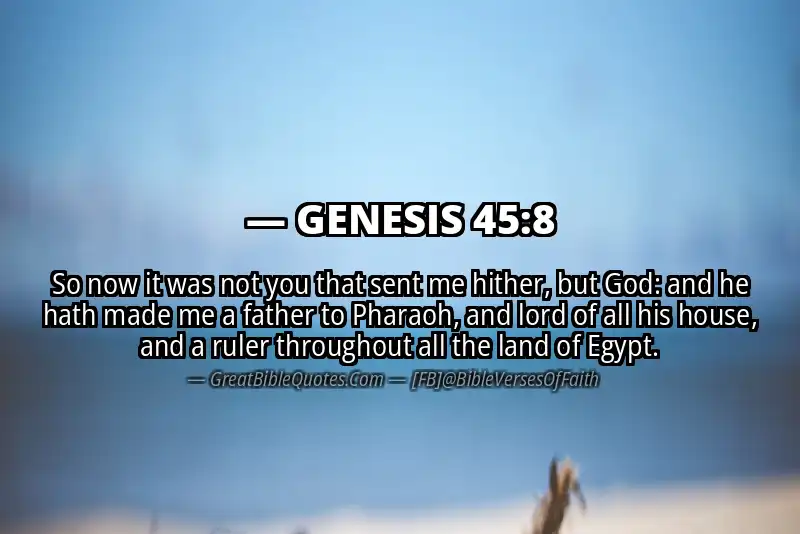 GENESIS 45:8 Verse