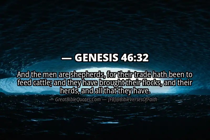 GENESIS 46:32 Verse