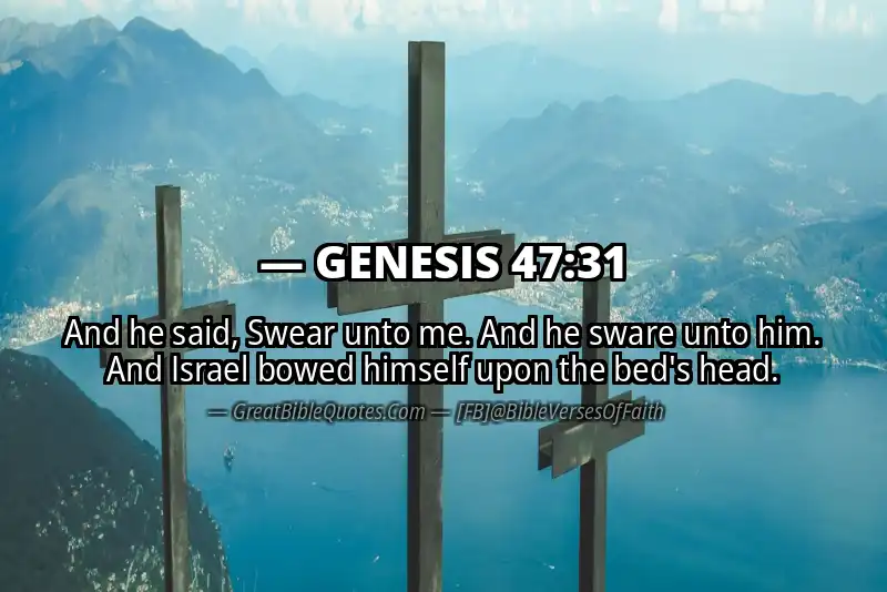 GENESIS 47:31 Verse
